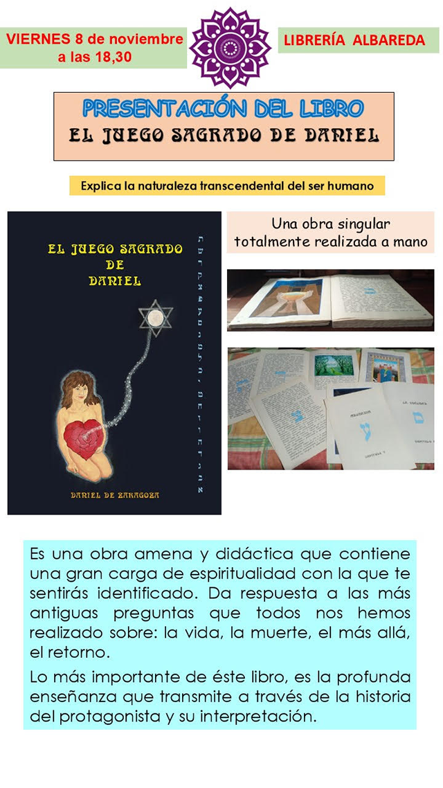 Presentación del libro 'El juego sagrado de Dariel'